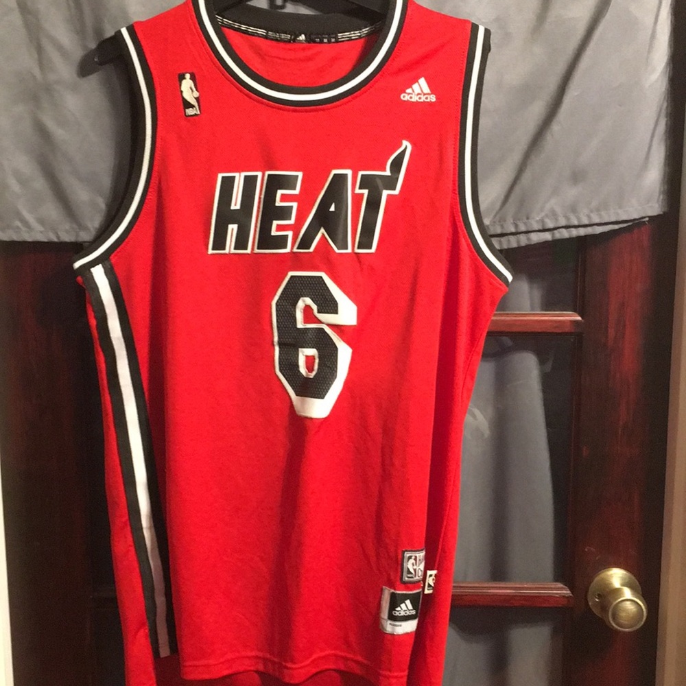 Adidas Lebron James Heat Jersey